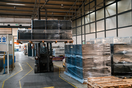 裝卸叉車(chē)背景